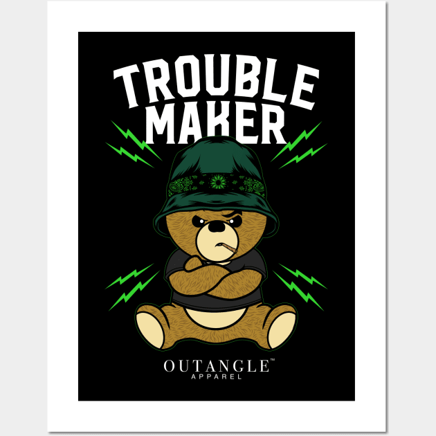 Troublemaker Wall Art by janvimar